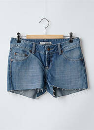 Short tissage denim taille basse bleu TEDDY SMITH femme