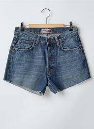 Short tissage denim taille normale bleu TEDDY SMITH femme