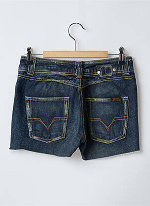 Short fermeture zippée sous rabat boutonné taille basse bleu TEDDY SMITH femme