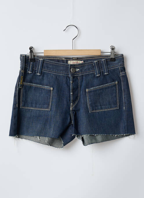 Short bleu SCHOOL RAG pour femme