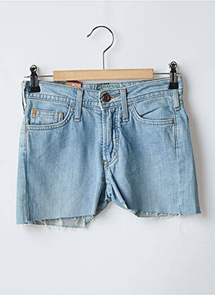 Short tissage denim taille normale bleu CIMARRON femme