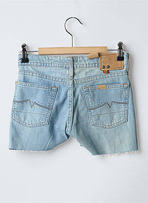Short tissage denim taille normale bleu CIMARRON femme
