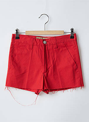 Short taille à pinces taille normale rouge FREEMAN T.PORTER femme