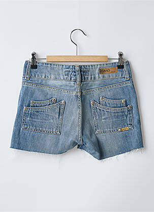 Short tissage denim taille basse bleu RWD femme