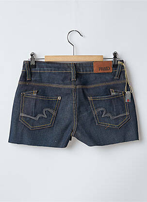 Short tissage denim taille basse bleu RWD femme