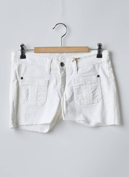 Short blanc RWD pour fille