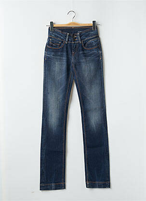 Jeans coupe slim taille normale taille normale bleu TEDDY SMITH femme