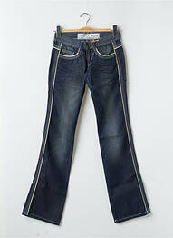 Jeans coupe droite stretch taille basse bleu FREEMAN T.PORTER femme