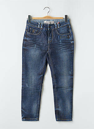 Pantacourt taille haute taille haute bleu FREEMAN T.PORTER femme