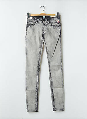 Jeans skinny taille normale taille normale gris REPLAY femme