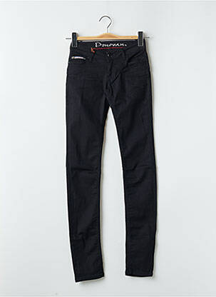 Jeans skinny stretch taille basse noir DONOVAN femme