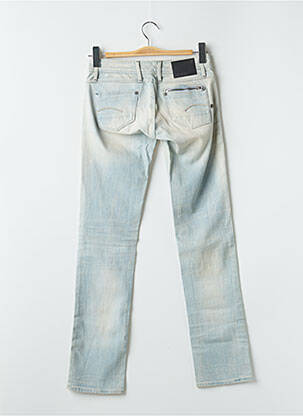 Jeans coupe slim stretch taille basse bleu G STAR femme