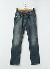 Jeans coupe droite stretch taille basse bleu G STAR femme