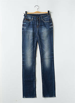 Jeans coupe droite stretch taille normale bleu TEDDY SMITH femme
