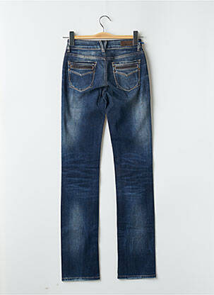 Jeans coupe droite stretch taille normale bleu TEDDY SMITH femme