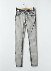 Jeans skinny gris REPLAY pour femme seconde vue