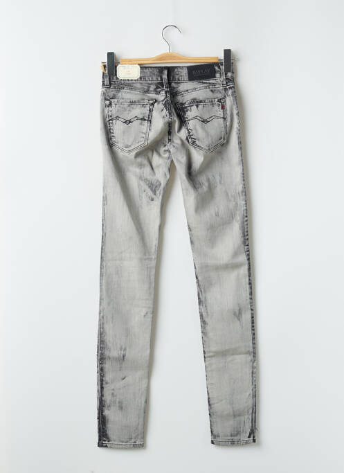 Jeans skinny gris REPLAY pour femme