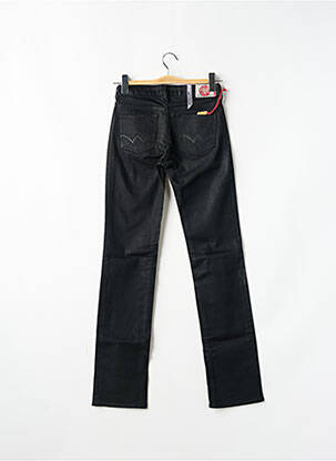 Jeans coupe droite stretch taille normale noir LE TEMPS DES CERISES femme