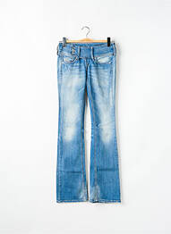 Jeans bootcut stretch taille basse bleu DIESEL femme