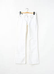 Jeans bootcut poches taille basse blanc KAPORAL femme