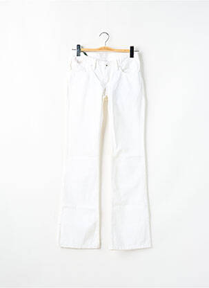 Jeans bootcut poches taille basse blanc KAPORAL femme