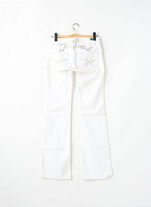 Jeans bootcut poches taille basse blanc KAPORAL femme
