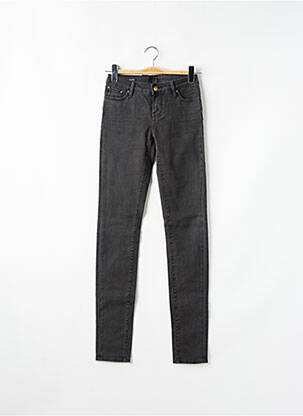 Jeans skinny stretch taille basse noir SCHOOL RAG femme