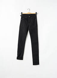 Jeans coupe slim stretch taille haute noir CHEAP MONDAY femme