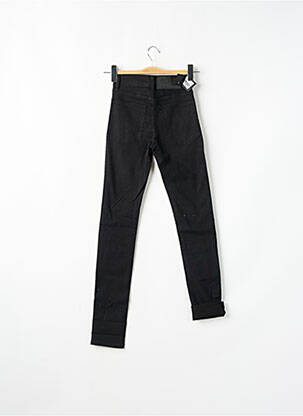 Jeans coupe slim stretch taille haute noir CHEAP MONDAY femme