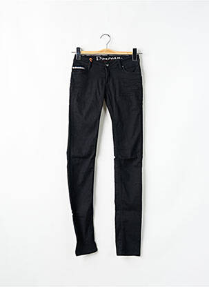 Jeans skinny stretch taille basse noir DONOVAN femme
