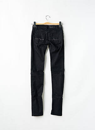 Jeans skinny stretch taille basse noir DONOVAN femme