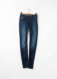 Jeans skinny stretch taille basse bleu DONOVAN femme