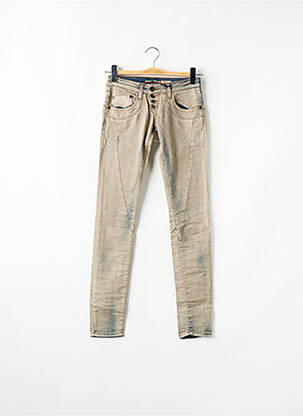 Jeans coupe slim taille basse taille basse gris PLEASE femme