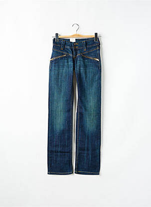 Jeans coupe droite stretch taille basse bleu LEVI'S femme