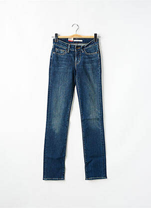 Jeans coupe droite bleu LEVIS pour femme