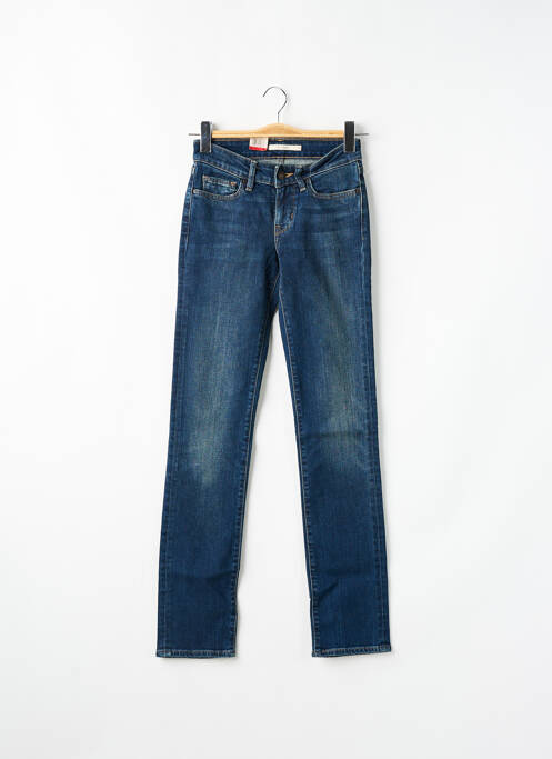 Jeans coupe droite bleu LEVIS pour femme