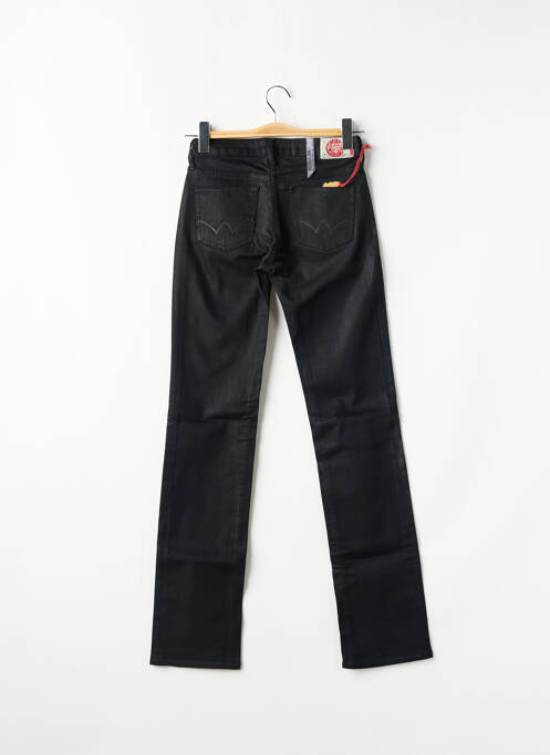 Jeans coupe droite noir LE TEMPS DES CERISES pour femme