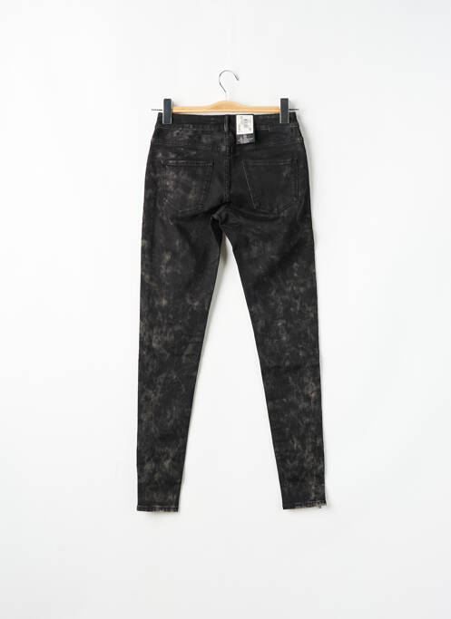 Jeans coupe slim noir MAISON SCOTCH pour femme