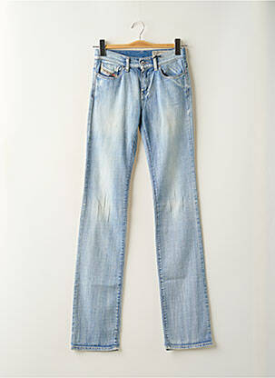 Jeans coupe slim poches bleu DIESEL femme