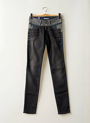 Jeans coupe slim poches bleu LE TEMPS DES CERISES femme