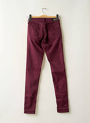 Pantalon slim poches violet LE TEMPS DES CERISES femme