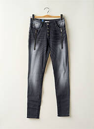 Jeans coupe slim poches gris LE TEMPS DES CERISES femme