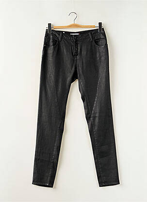 Jeans coupe slim poches noir LE TEMPS DES CERISES femme