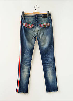 Jeans coupe slim poches bleu PLEASE femme