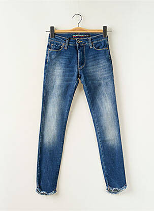 Jeans coupe slim stretch taille normale bleu PLEASE femme