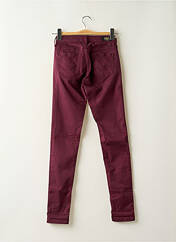 Pantalon slim violet LE TEMPS DES CERISES pour femme seconde vue