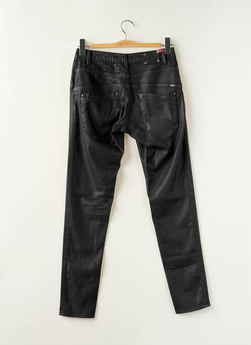 Jeans coupe slim noir LE TEMPS DES CERISES pour femme