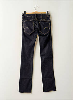 Jeans coupe slim tissage brut taille basse bleu G STAR femme
