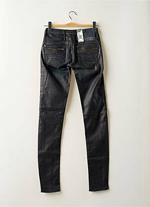 Jeans coupe slim stretch taille basse bleu G STAR femme