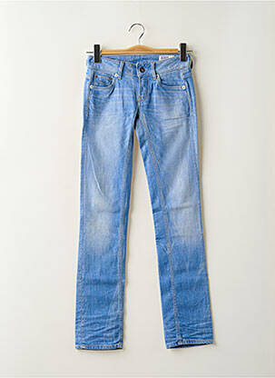 Jeans coupe droite stretch taille basse bleu G STAR femme